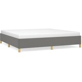  Okvir za krevet bez madraca tamnosivi 200x200 cm od tkanine | shoptok.hr