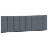 Maison Chic posteljno vzglavje - vzglavna omarica - vzglavna stranica temno siva 160 cm žamet, (21704227) | Shoptok.si