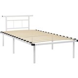 Furnova Posteljni okvir bel kovinski 100x200 cm, (21931915) | Shoptok.si