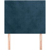  Uzglavlje tamnoplavo 100x5x118/128 cm baršunasto | Eponuda.com