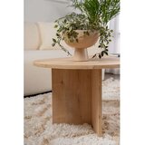 Kalune Design Klubska mizica v hrastovem dekorju v naravni barvi 60x119 cm Sable – | Shoptok.si