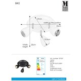 Markslöjd 107337 - spot svetlo BIKE 3xGU10/12W/230V | Eponuda.com