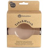 Petite&Mars Take&Match Silicone Bowl skledica s priseskom Sweet Pea 6m+ 1 kos | Shoptok.si