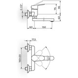 Rosan baterija za sudeperu-lavabo SMARTizliv 200 mm-JA321002 ROS1365 | Eponuda.com