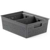 Tatay organizatori Bohol set 3KOM 2X4L + 12 l antracit siva Cijene