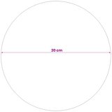  Četkana lopta Ø 20 cm Srebrna Nehrđajući čelik 201 | shoptok.hr
