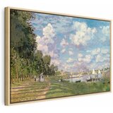  Slika - Claude Monet – The Port at Argenteuil 60x40 U prirodnom drvenom okviru | shoptok.hr