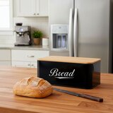 Posuda za kruh 30 x 23 x 13 cm crna, bijela | shoptok.hr
