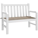  Jastuk za vrtnu klupu smeđesivi 100x50x4 cm tkanina Oxford | shoptok.hr