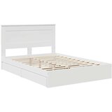  Krevet s od storage Bijelo 140 x 200 cm Konstruirano drvo | shoptok.hr