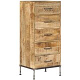 vidaXL Predalnik 45x35x106 cm trden mangov les Cene
