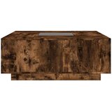  Stolić s beskonačnim LED svjetlima boja hrasta 100x100x40 cm | shoptok.hr