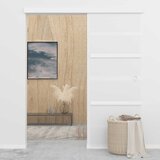  Klizna vrata od stakla ESG i aluminija 76 x 212 cm srebrna | Eponuda.com