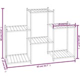  Stalak za cvijeće 83 x 25 x 60 cm crni željezni | shoptok.hr