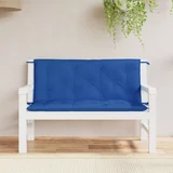  Jastuci za vrtnu klupu 2 kom plavo 120x50x7 cm tkanine Oxford