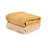 Foutastic Rumene vafel brisače v kompletu 2 ks 40x60 cm Betty – | Shoptok.si