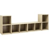 TV ormarići 4 kom boja hrasta 72 x 35 x 36,5 cm od iverice | shoptok.hr
