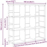  Polica Sonoma hrast 102 x 32 x 104 5 cm Konstruirano drvo | shoptok.hr