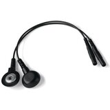 Mystim Adapter Wire 4mm Male Press Button to 2mm Junction Female 2 pcs Cene