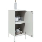 vidaXL Komoda 2 kosa bela 36x39x79 cm hladno valjano jeklo | Shoptok.si