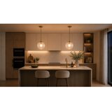 Brilagi Viseći luster na sajli STELLA 1xE27/60W/230V prečnik 18 cm bež/zlatna | Eponuda.com