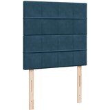 Box spring krevet s madracem plavi 80 x 200 cm baršunasti | shoptok.hr