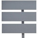  Okvir za krevet od masivne borovine sivi 120 x 200 cm | shoptok.hr