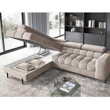 MID.YOU KOTNA SEDEŽNA GARNITURA, pliš bež | Shoptok.si