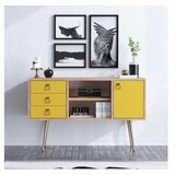 Hanah home Polica 120x40x80cm Hrast-žuta | Eponuda.ba