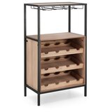 YES EVERYDAY Vitrina za vino u prirodnoj boji broj boca 12 kom, 51x91x30 cm Isaac – | shoptok.hr