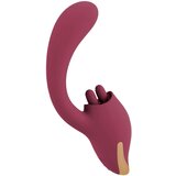 Javida jezični vibrator 2v1 (bordó) | Shoptok.si
