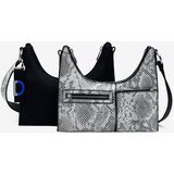 Desigual Ručna torbica crna / bijela | shoptok.hr