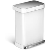 simplehuman Bel jeklen koš za smeti s pedalom 55 l – Cene