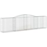  Obokane gabion košare 15 kosi 400x50x100/120cm pocinkano železo | Shoptok.si
