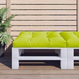  Jastuk za palete jarkozeleni 80 x 80 x 12 cm od tkanine | shoptok.hr