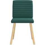  Jedilni stoli 6 kosov temno zeleno blago, (21828483) | Shoptok.si