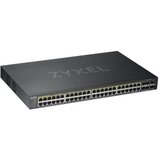 Zyxel GS1920-48HPv2, 52-portni pametno upravljan PoE switch (omrežni preklopnik) z 48x Gigabit bakrenimi PoE porti in 4x Gigabit combo priključki. | Shoptok.si