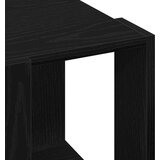 vidaXL Klubska miza Črn hrast MDF 32 x 32 x 30 cm Preprosta Kvadratna | Shoptok.si