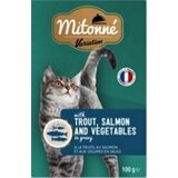 Normandise hrana za mačke u kesici mittone - komadići pastrmke i lososa sa povrćem u sosu 22x 100gr Cene