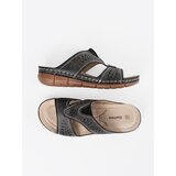 Shelvt Black wedge flip-flops | Shoptok.si