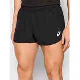 Asics Športne kratke hlače Core Split 2011C343 Črna Regular Fit