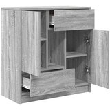  Komoda s ladicama i vratima siva sonoma 70 5x34x74 5 cm | shoptok.hr