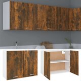 Viseći ormarić dimljeni hrast 80 x 31 x 60 cm konstruirano drvo | shoptok.hr