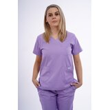 Pureboks Ženski gornji deo medicinske uniforme, Ljubičasti Cene
