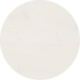 vidaXL Mizna plošča bela Ø50x2,5 cm trdna borovina Cene