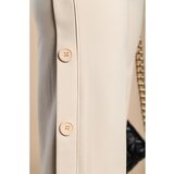 Fenzy Elegantne Hlače Z Gumbi, Krem | Shoptok.si