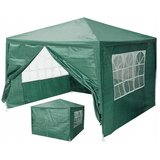 Multi Garden komercijalni vrtni paviljon šator – 3 × 3 m, 4 zida, zeleni | shoptok.hr