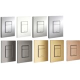 Grohe 38732GN0 Skate Cosmopolitan Brushed Cool Sunrise taster za ugradne vodokotliće dvokoličinski četvrtasti | Eponuda.com