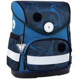 Belmil Torba školska compact with patches wave storm 405-41/AG/B/12 | shoptok.hr