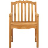  Vrtna stolica 2 pcs Prirodna 58 x 60 x 93 cm Čvrsto teak drvo | shoptok.hr